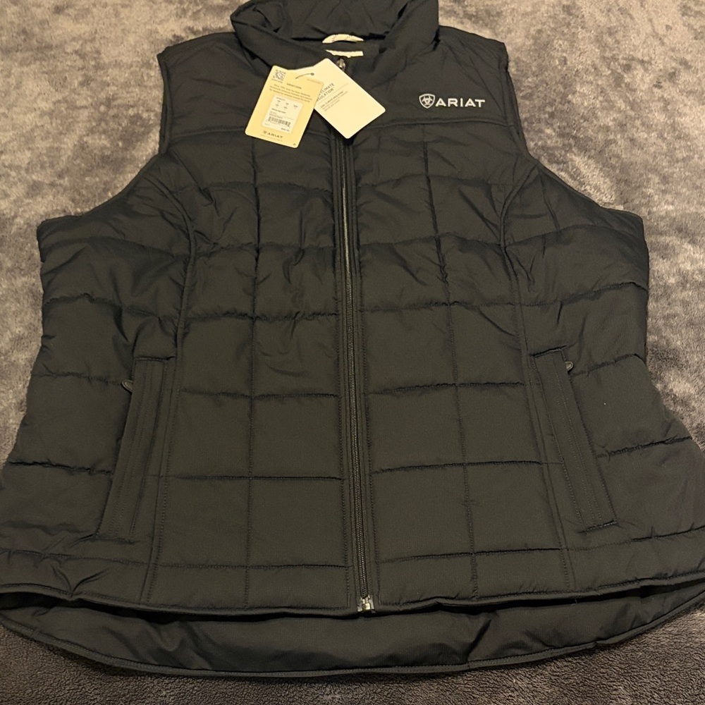 Ariat Black Quilted Puffer Vest